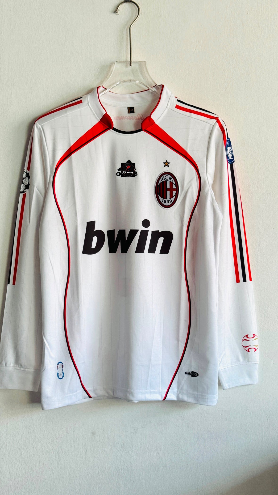 MALDINI HOME FULL SLEEVE 2006-07 HOME KIT EMBROIDERY PREMIUM QUALITY