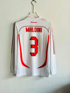 MALDINI HOME FULL SLEEVE 2006-07 HOME KIT EMBROIDERY PREMIUM QUALITY