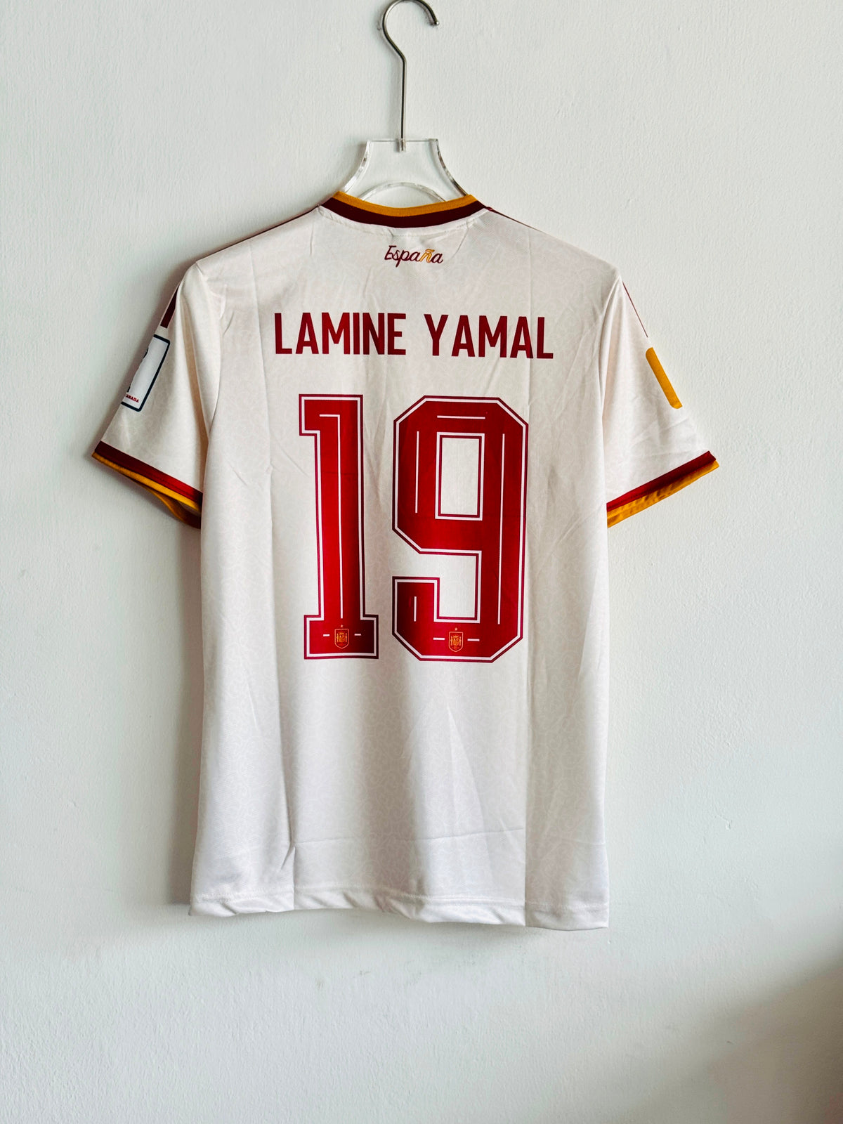 LAMINE YAMAL SPAIN 2026 WORLD CUP AWAY KIT EMBROIDERY PREMIUM QUALITY
